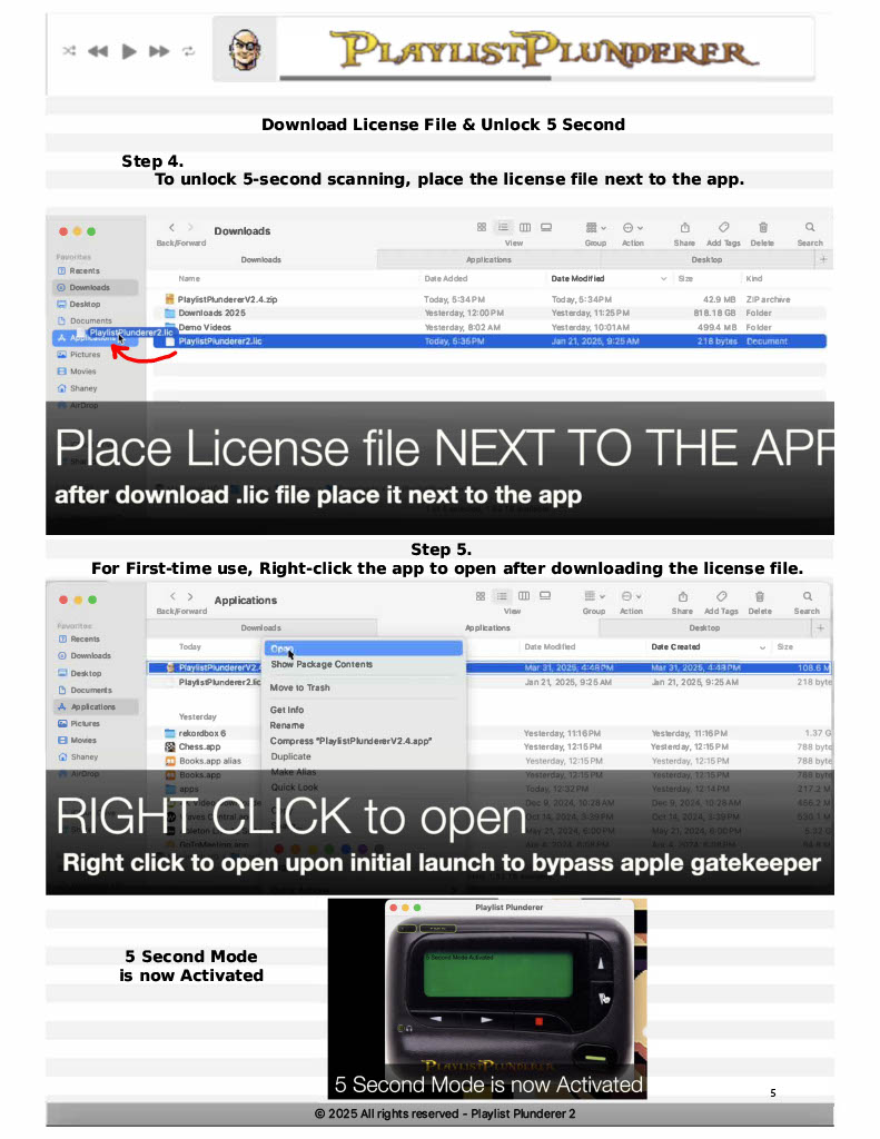 User Guide Page 5
